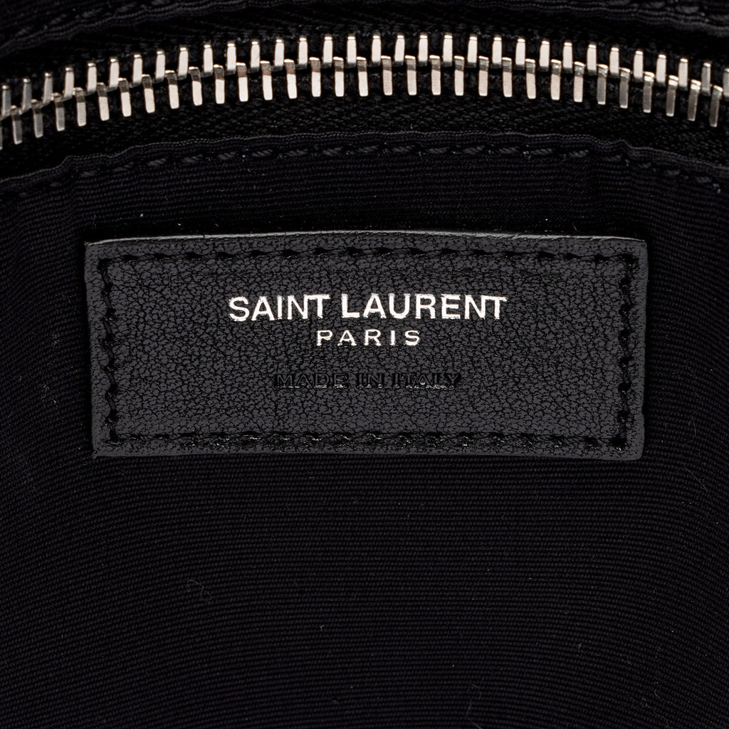 Saint Laurent Raffia Rive Gauche Small Tote (SHF-o84soV)