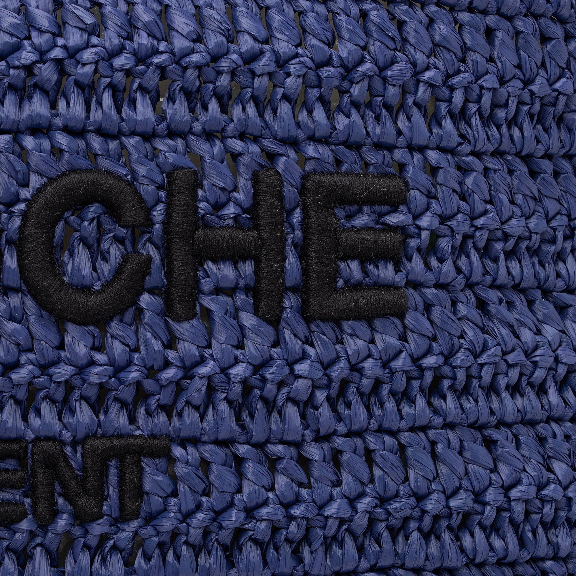 Saint Laurent Raffia Crochet Rive Gauche Tote (SHF-wRDZQh)