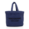 Saint Laurent Raffia Crochet Rive Gauche Tote (SHF-wRDZQh)