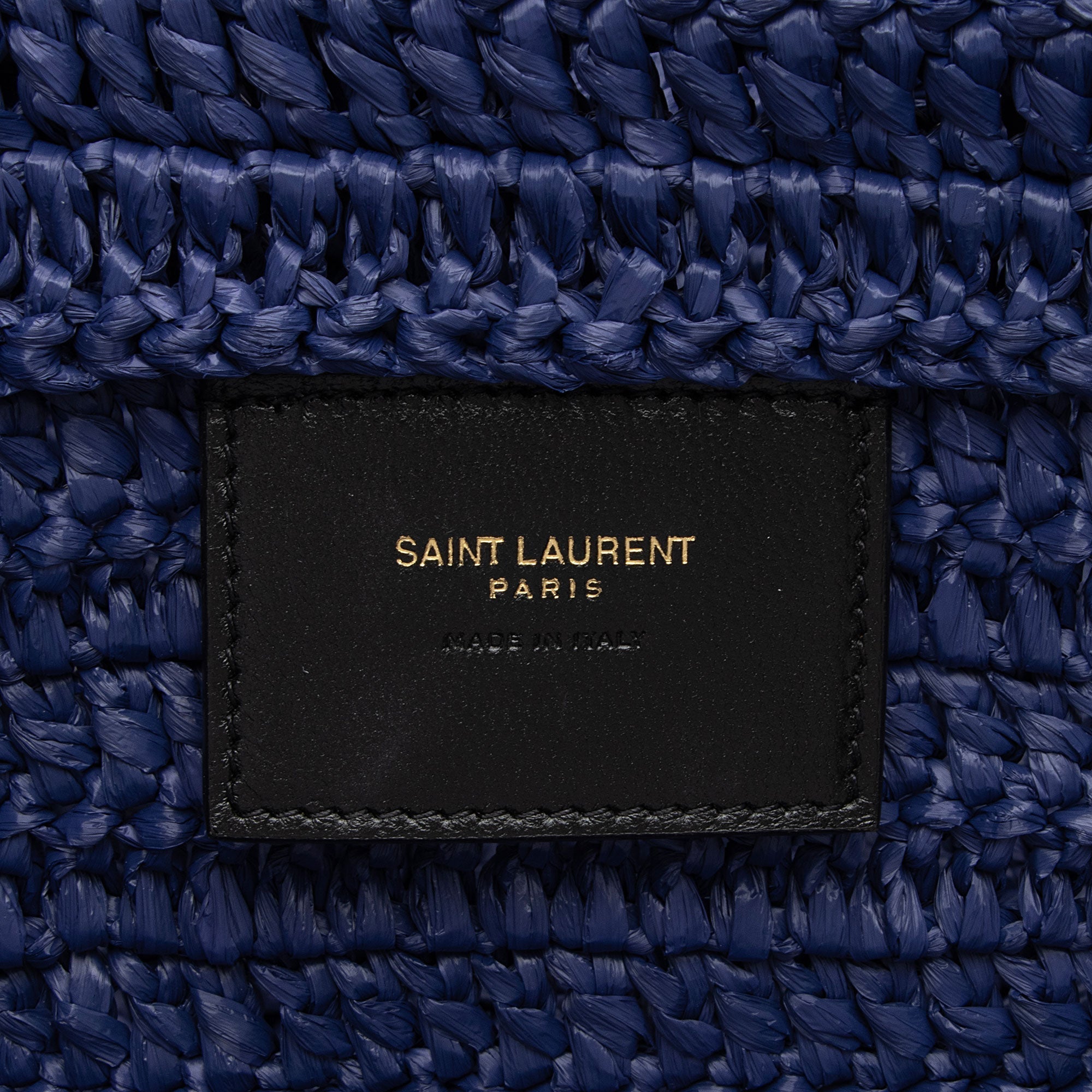 Saint Laurent Raffia Crochet Rive Gauche Tote (SHF-wRDZQh)