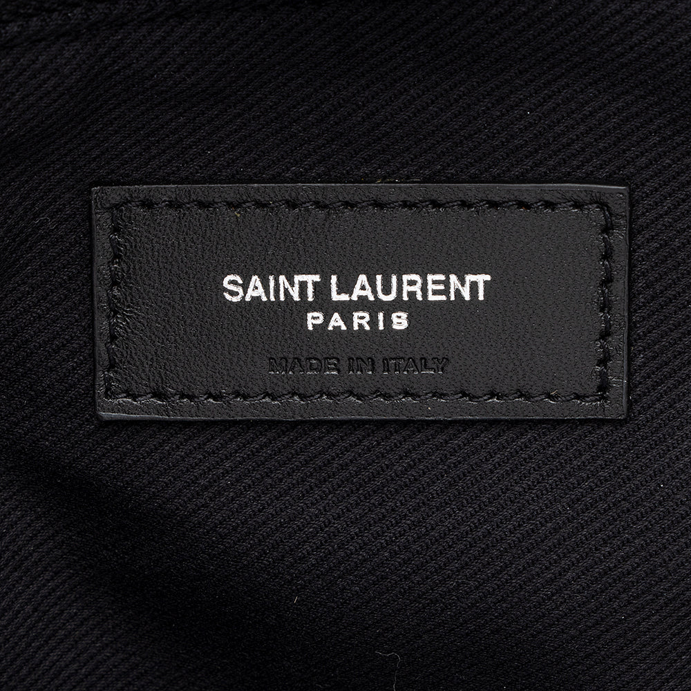 Saint Laurent Raffia Tassel Shopping Tote (SHF-14713)