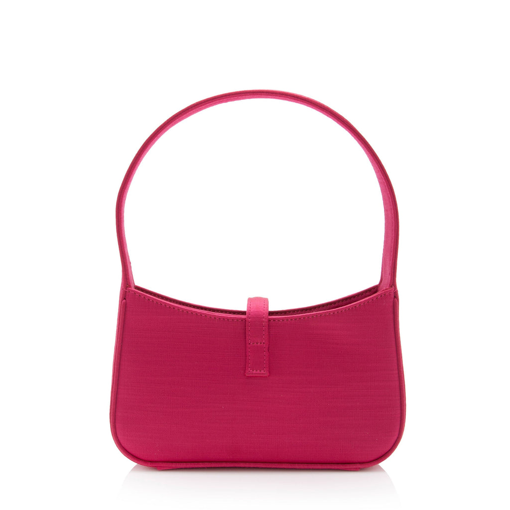 Saint Laurent Satin Monogram Le 5 A 7 Mini Hobo