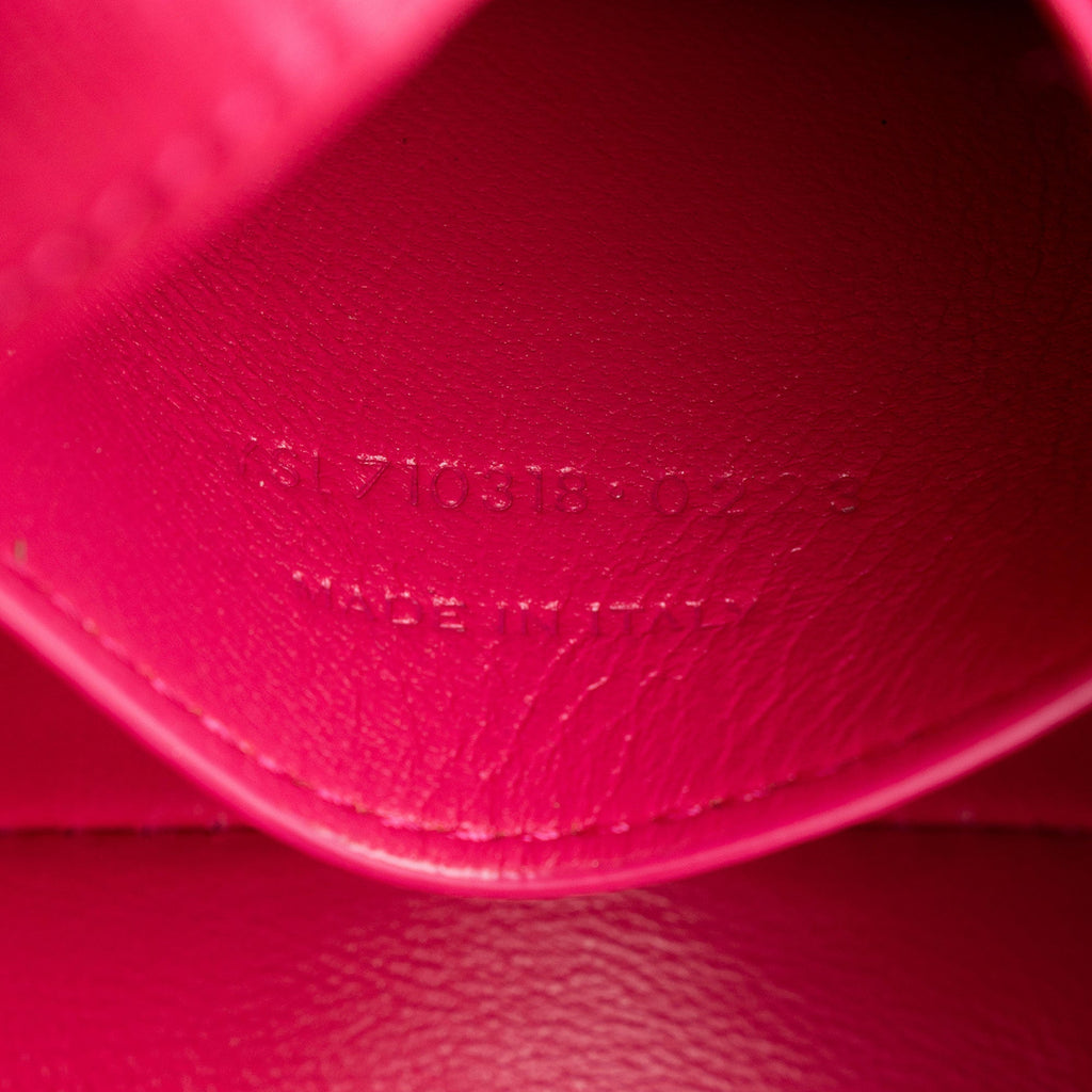 Saint Laurent Satin Monogram Le 5 A 7 Mini Hobo