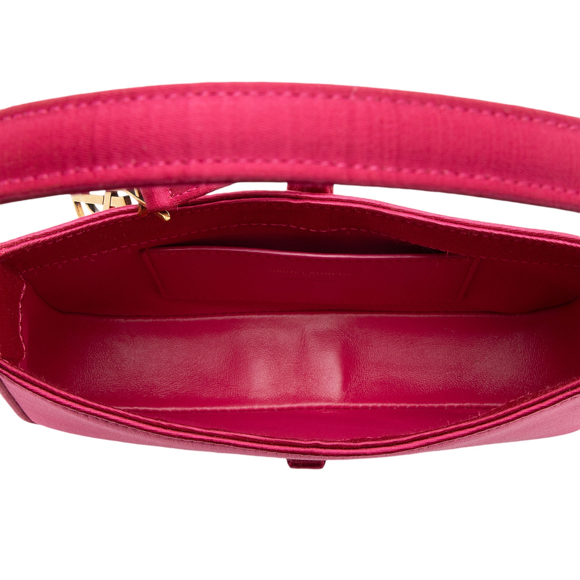 Saint Laurent Satin Monogram Le 5 A 7 Mini Hobo