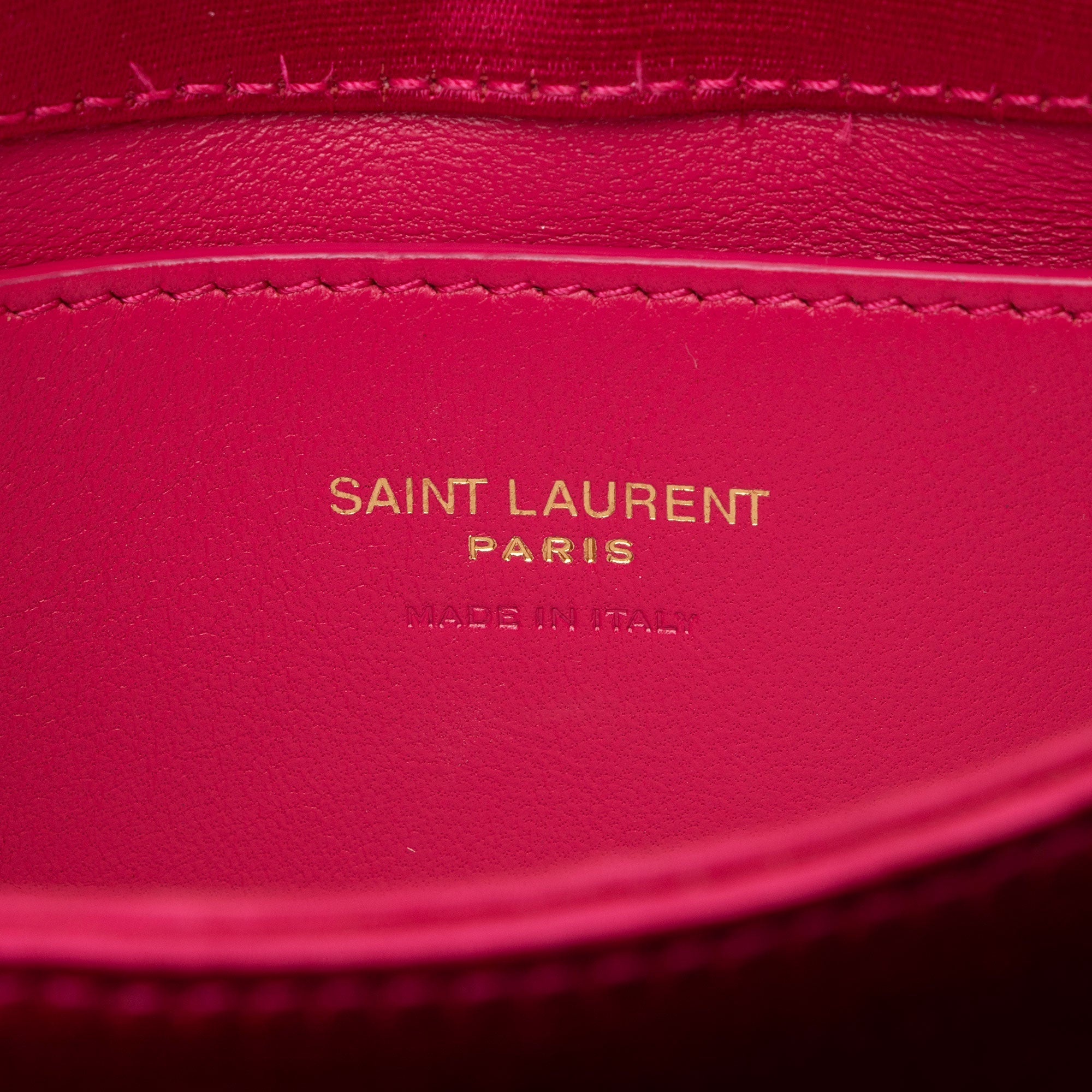 Saint Laurent Satin Monogram Le 5 A 7 Mini Hobo