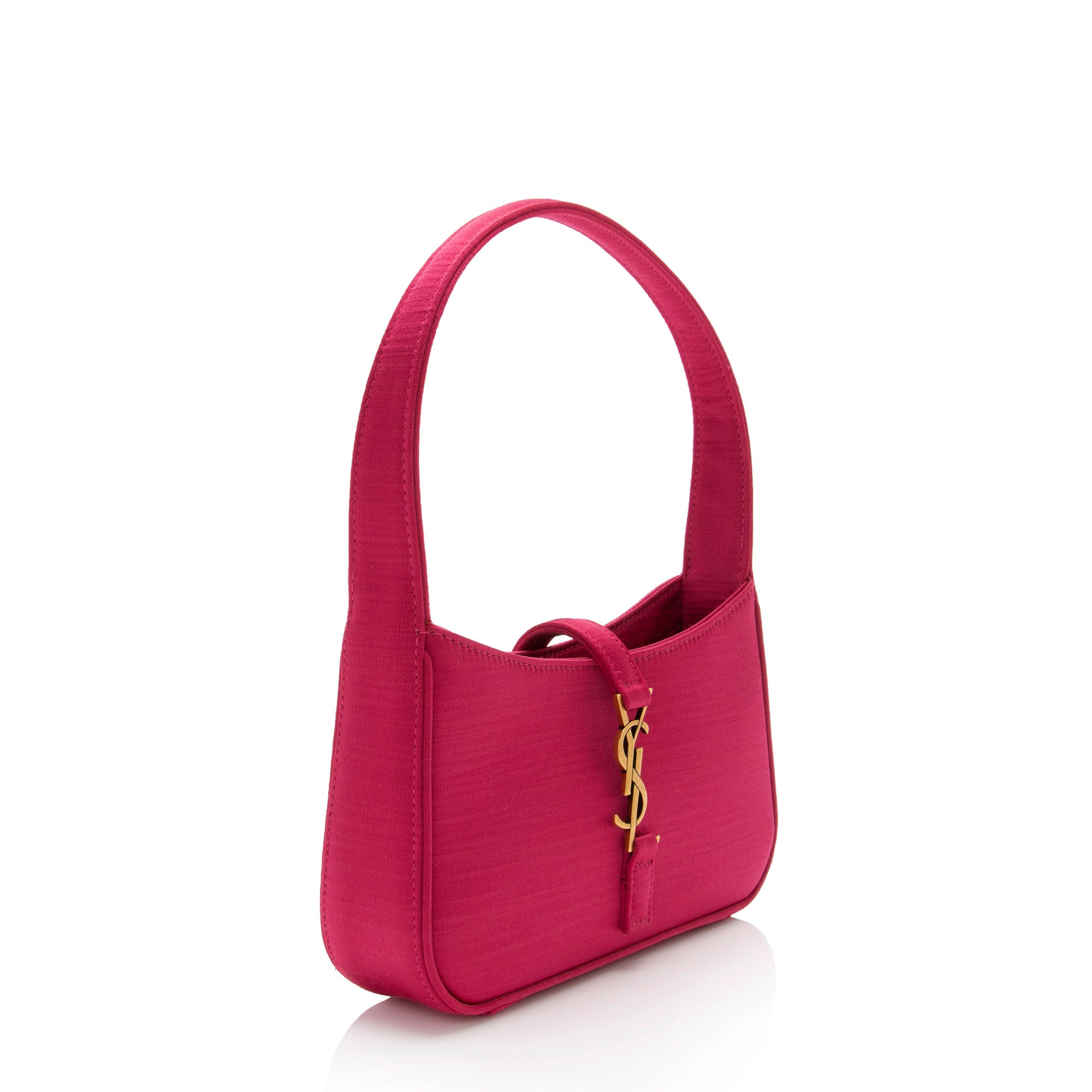 Saint Laurent Satin Monogram Le 5 A 7 Mini Hobo