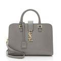 Saint Laurent Smooth Calfskin Baby Monogram Cabas Tote