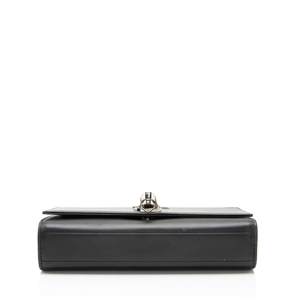 Saint Laurent Smooth Calfskin Monogram Kate Tassel Medium Shoulder Bag