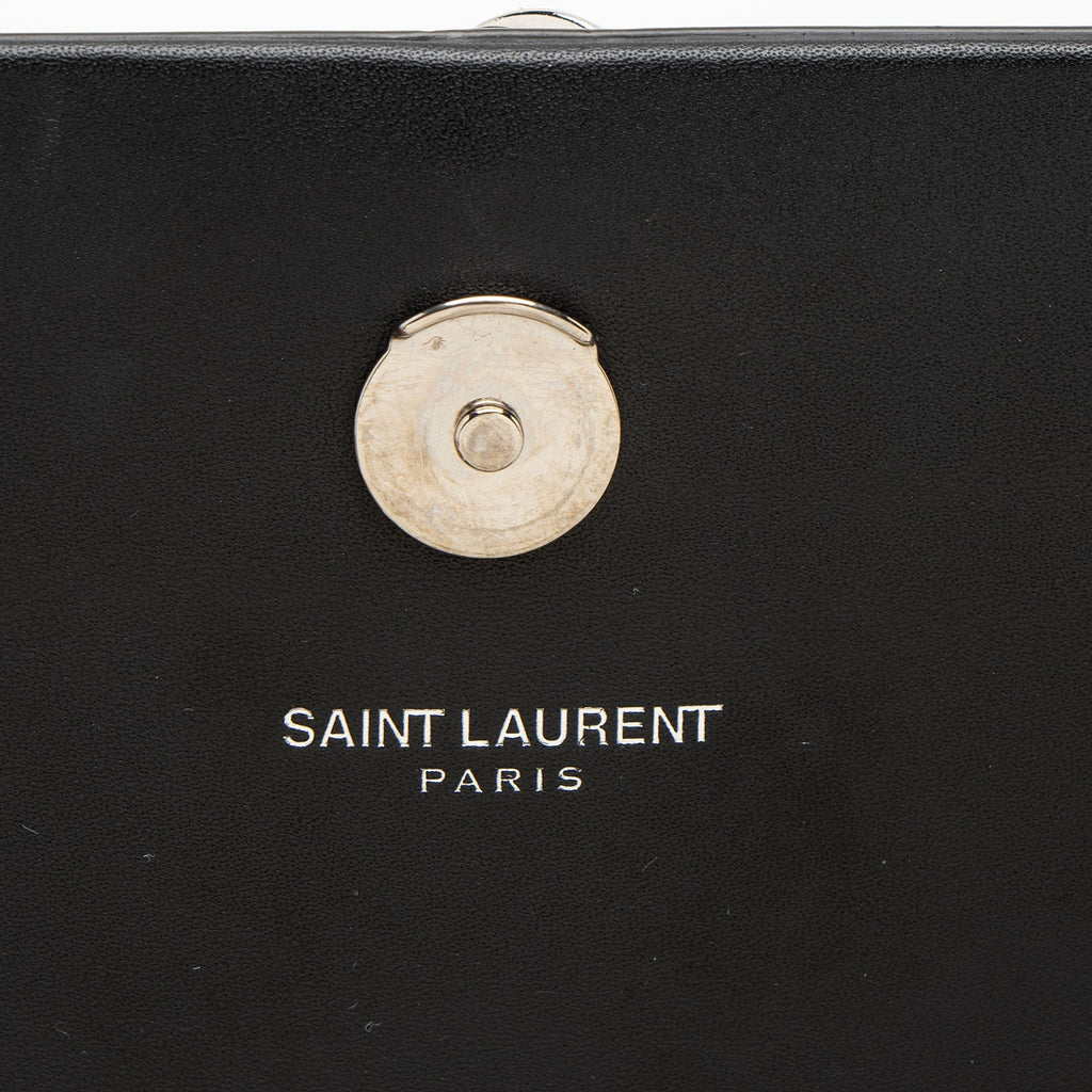 Saint Laurent Smooth Calfskin Monogram Kate Tassel Medium Shoulder Bag