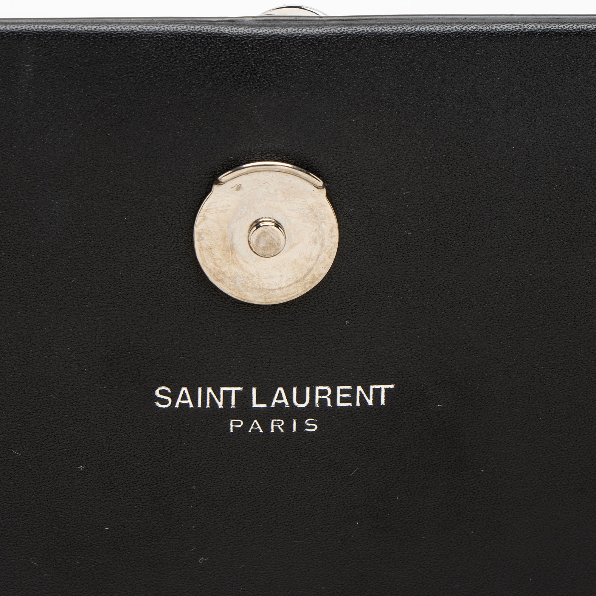 Saint Laurent Smooth Calfskin Monogram Kate Tassel Medium Shoulder Bag