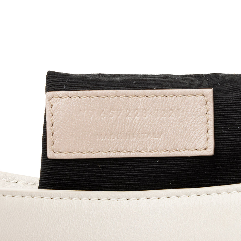 Saint Laurent Smooth Calfskin Monogram Le 5 A 7 Hobo (SHF-XO6BXf)