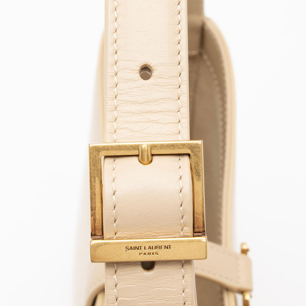 Saint Laurent Smooth Calfskin Monogram Le 5 A 7 Hobo (SHF-TLqJE4)