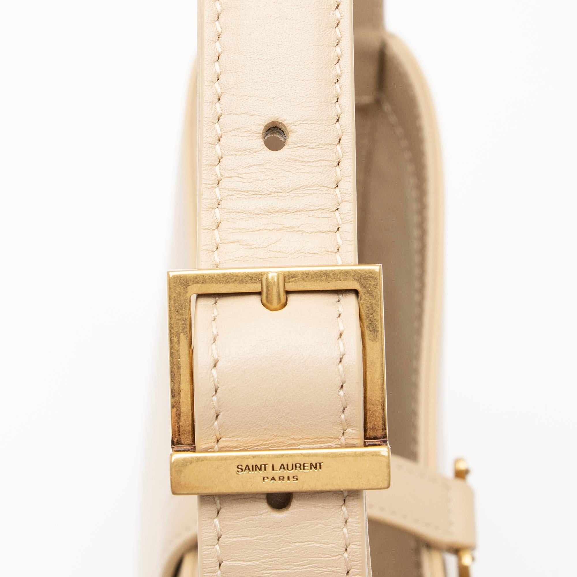 Saint Laurent Smooth Calfskin Monogram Le 5 A 7 Hobo (SHF-TLqJE4)