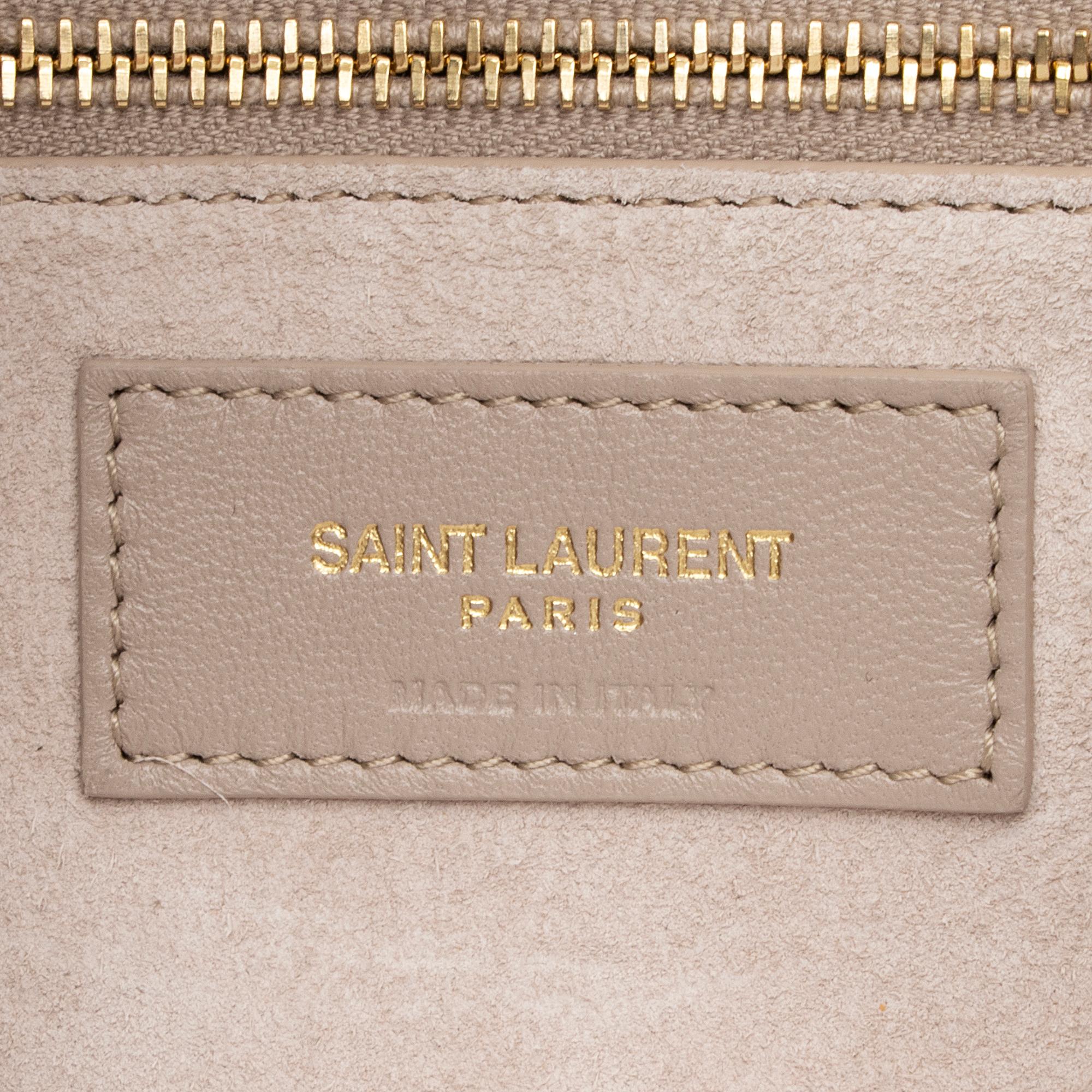 Saint Laurent Smooth Calfskin Monogram Le 5 A 7 Hobo (SHF-AFbrT4)