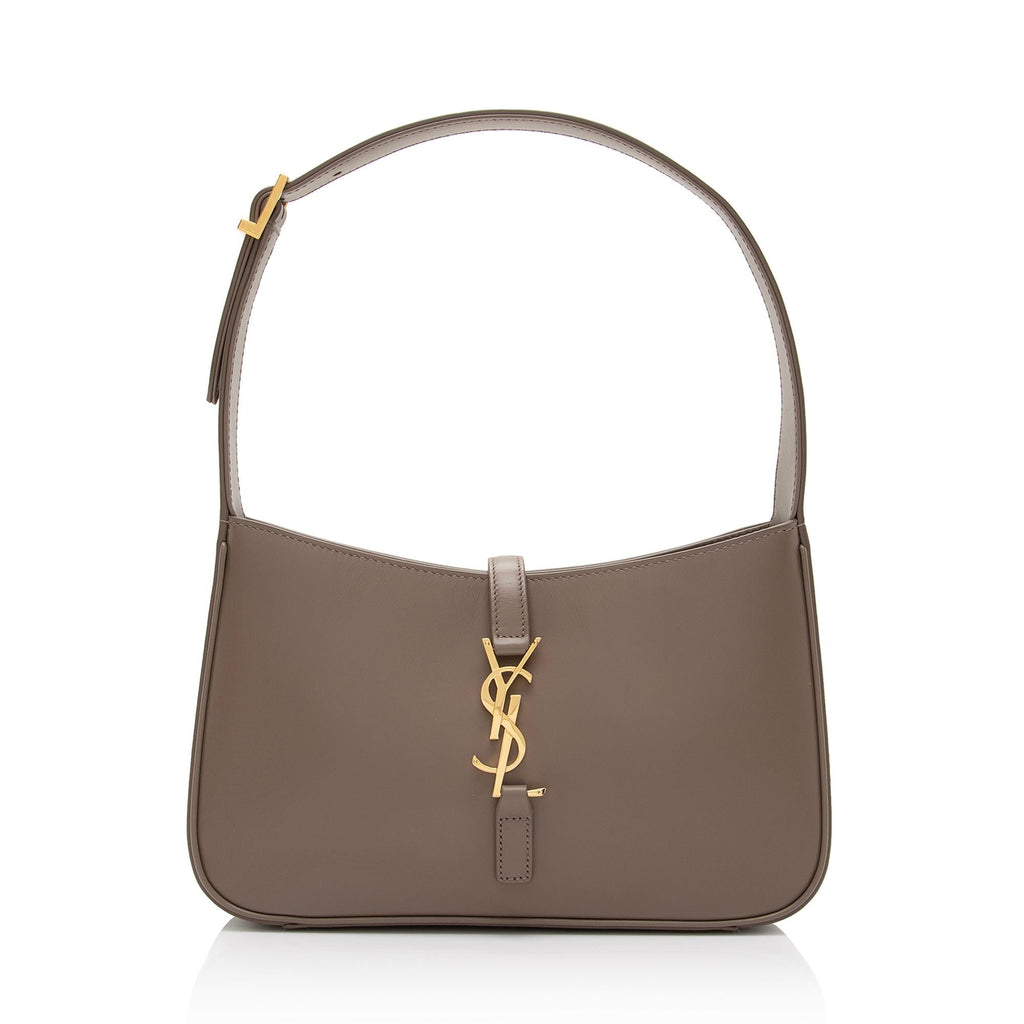Saint Laurent Smooth Calfskin Monogram Le 5 A 7 Hobo (SHF-GmWODr)