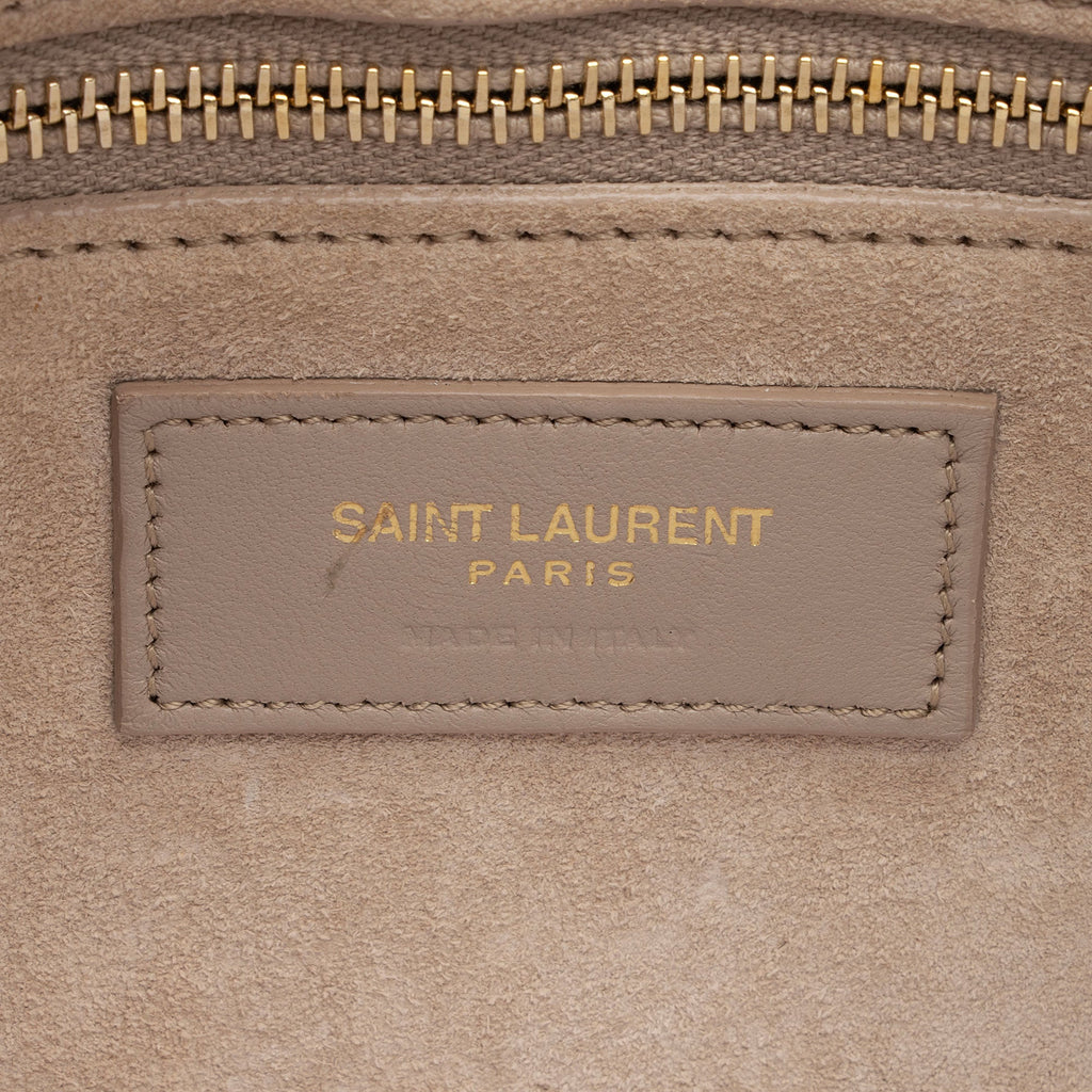 Saint Laurent Smooth Calfskin Monogram Le 5 A 7 Hobo (SHF-wm1atT)