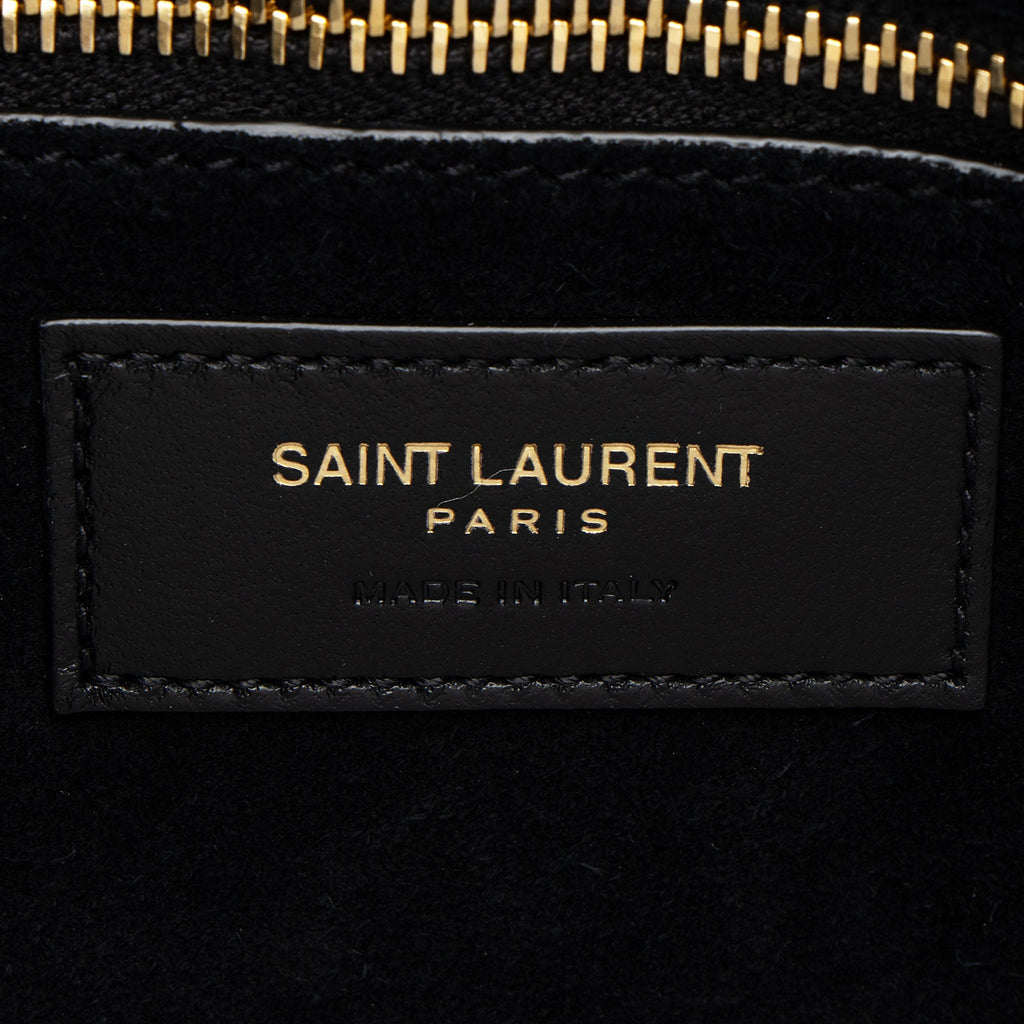 Saint Laurent Smooth Calfskin Monogram Le 5 A 7 Hobo (SHF-umK9NY)