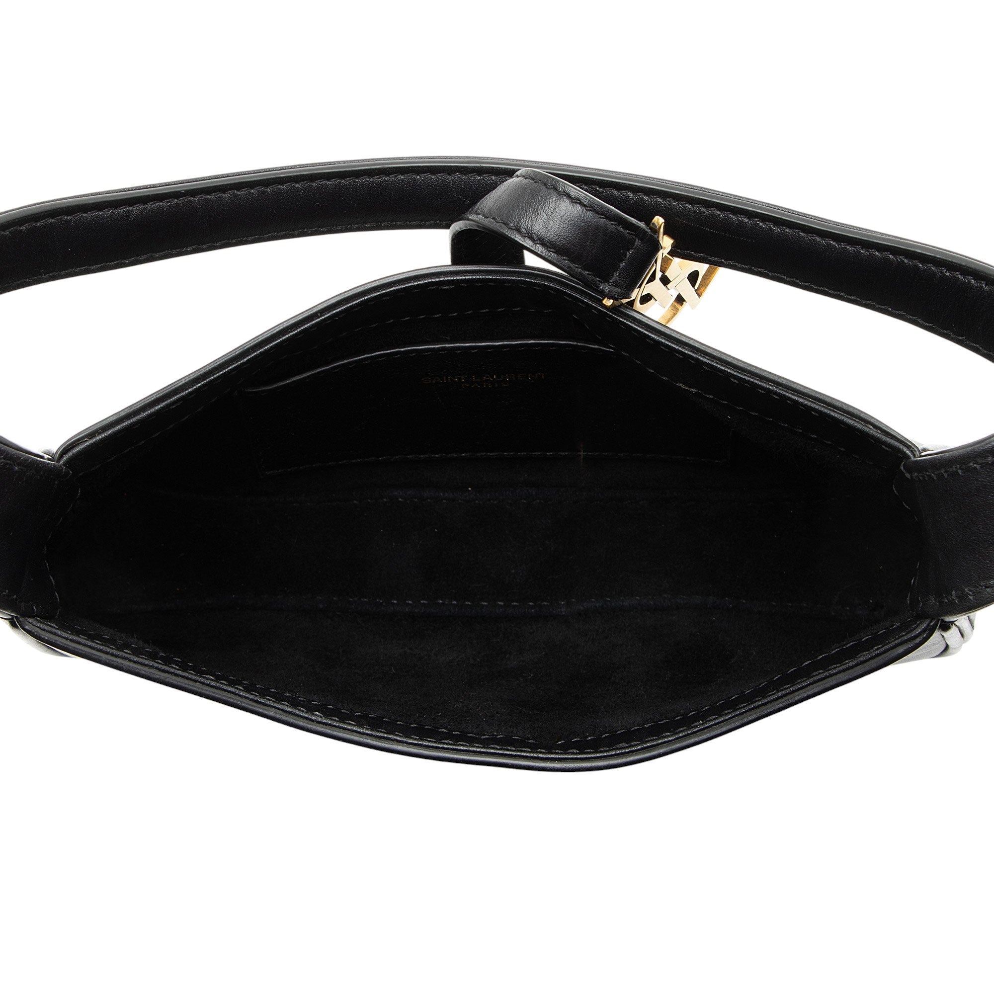 Saint Laurent Smooth Calfskin Monogram Le 5 A 7 Mini Hobo