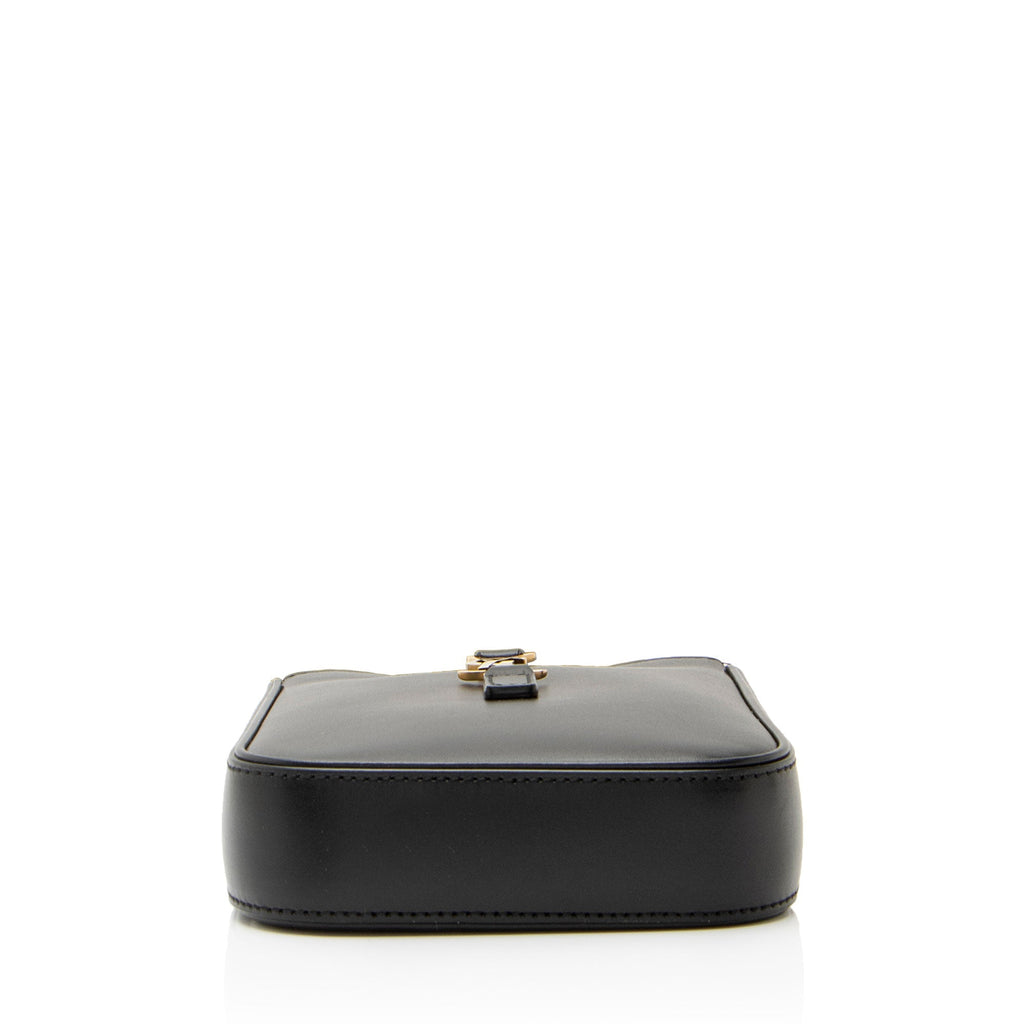 Saint Laurent Smooth Calfskin Monogram Le 5 A 7 Vertical Mini Crossbody