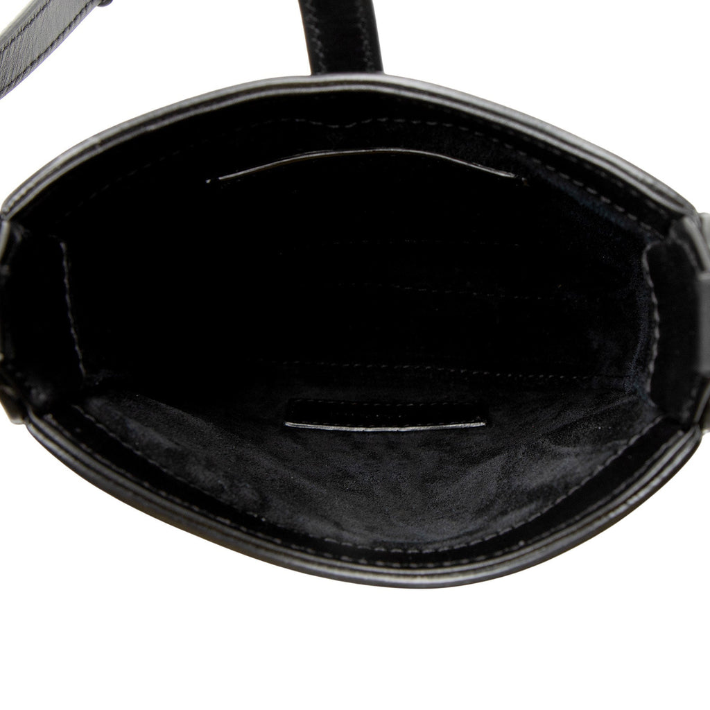 Saint Laurent Smooth Calfskin Monogram Le 5 A 7 Vertical Mini Crossbody