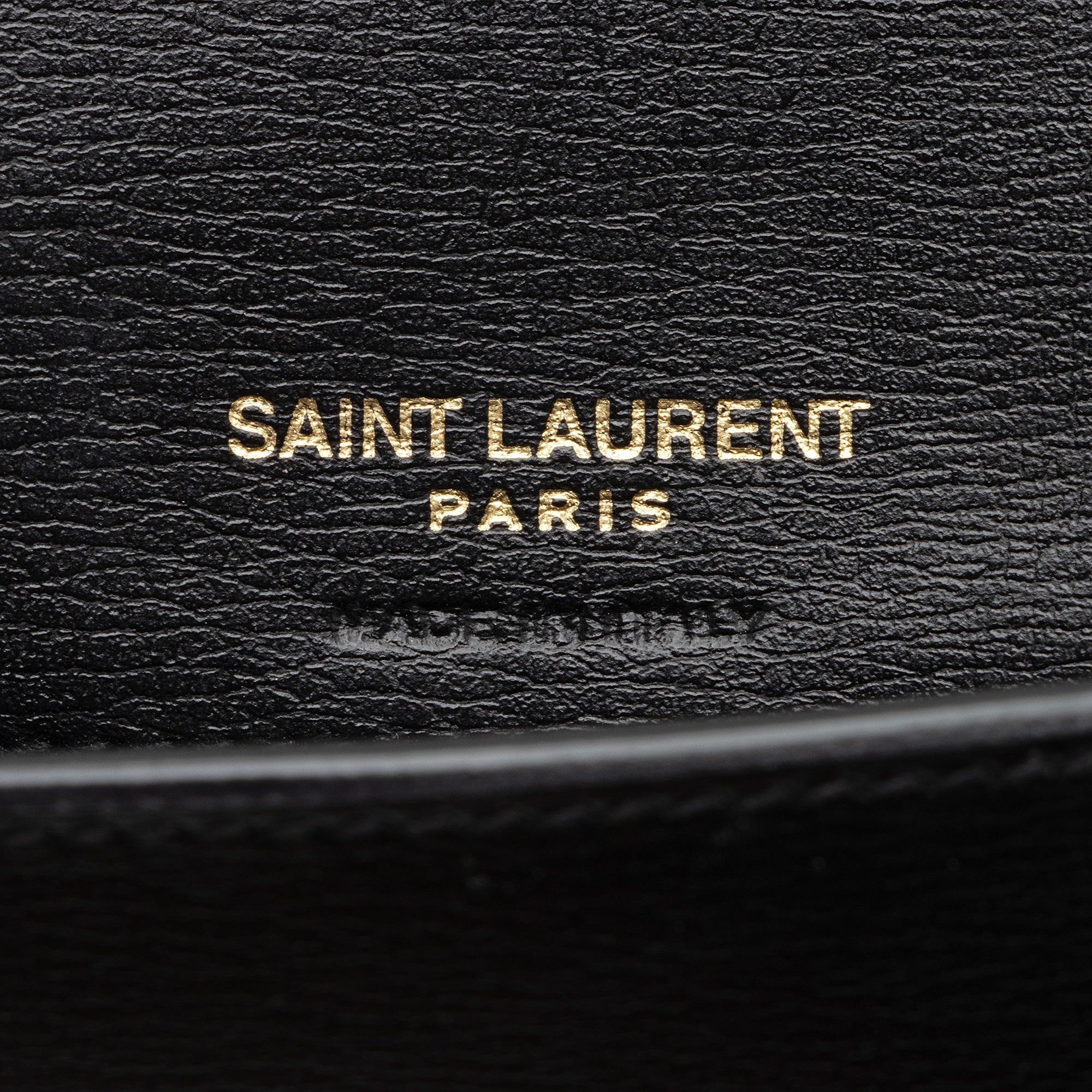Saint Laurent Smooth Calfskin Monogram Phone Holder Shoulder Bag (SHF-A9QRvt)