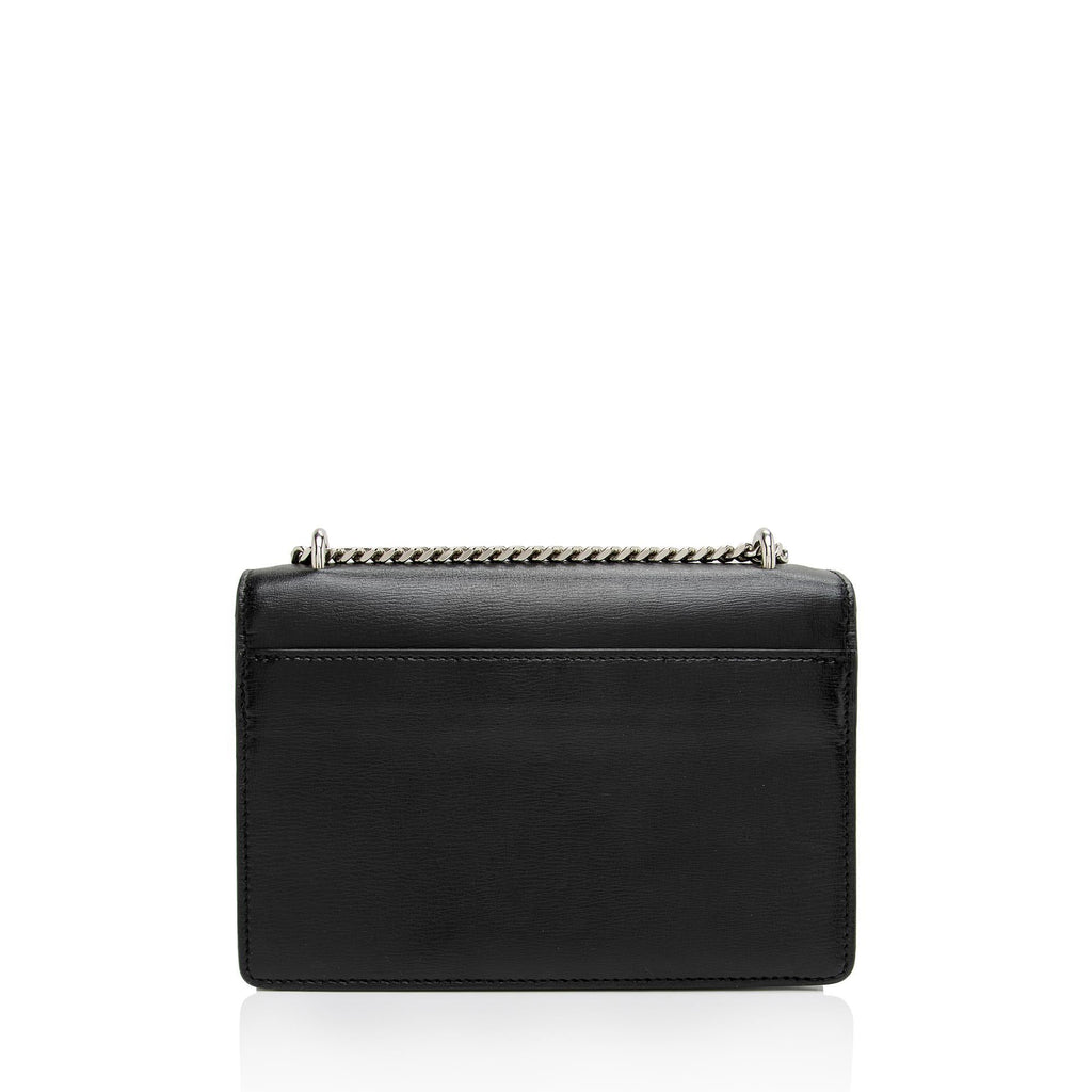 Saint Laurent Smooth Calfskin Monogram Sunset Mini Wallet on Chain Bag (SHF-DINzFy)