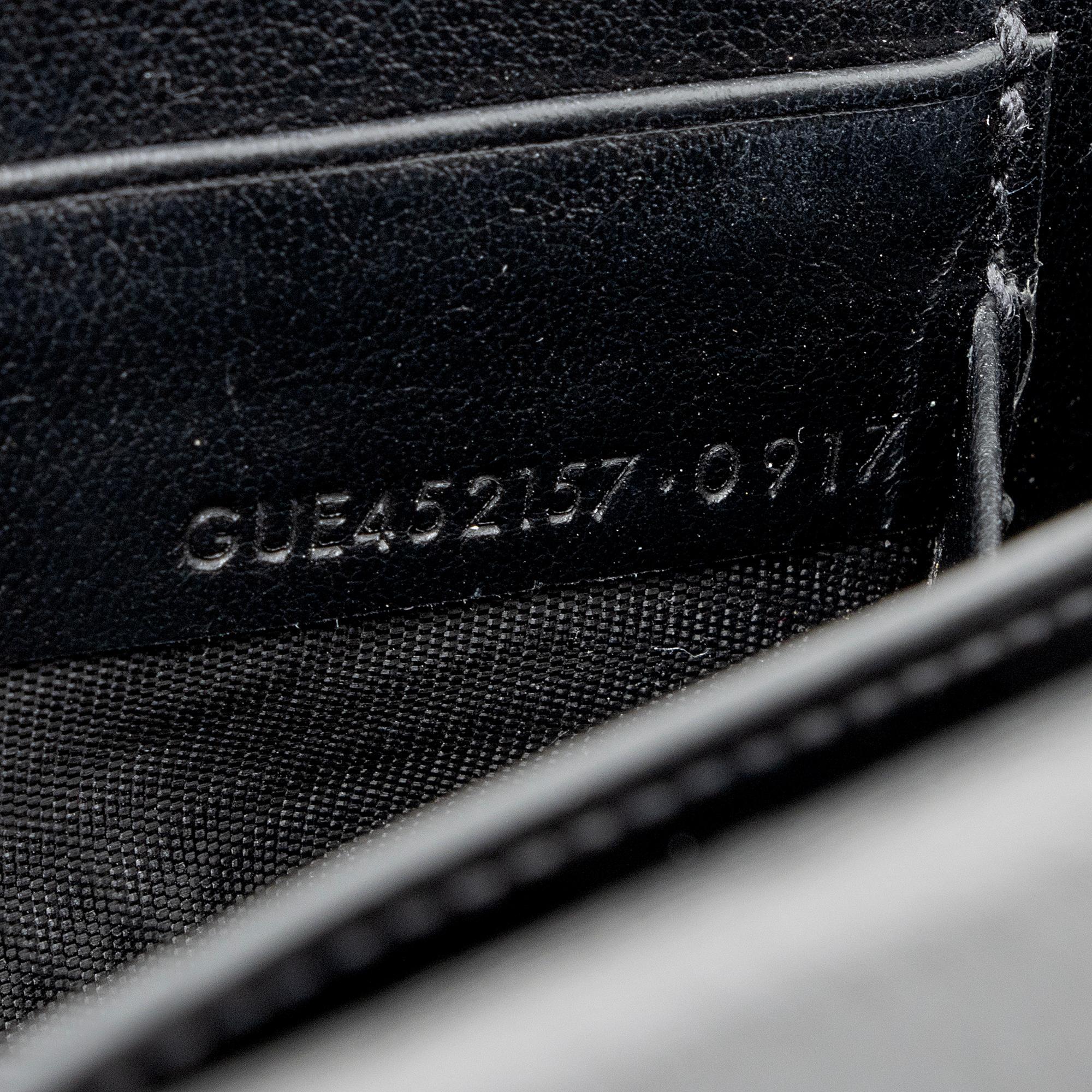 Saint Laurent Smooth Calfskin Monogram Sunset Mini Wallet on Chain Bag (SHF-DINzFy)