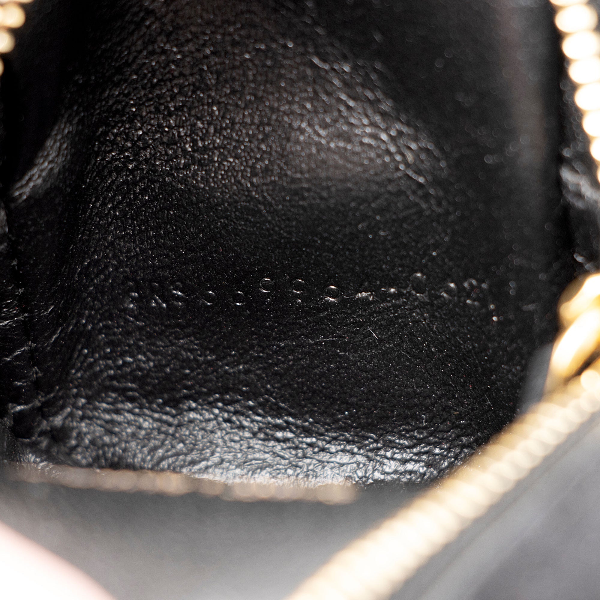 Saint Laurent Suede Lambskin Monogram Jaime Cube Charm