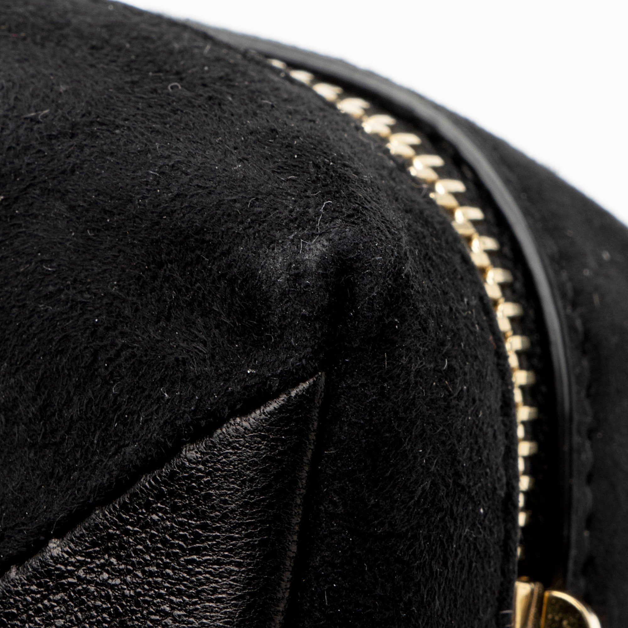 Saint Laurent Suede Lambskin Monogram Jaime Cube Charm
