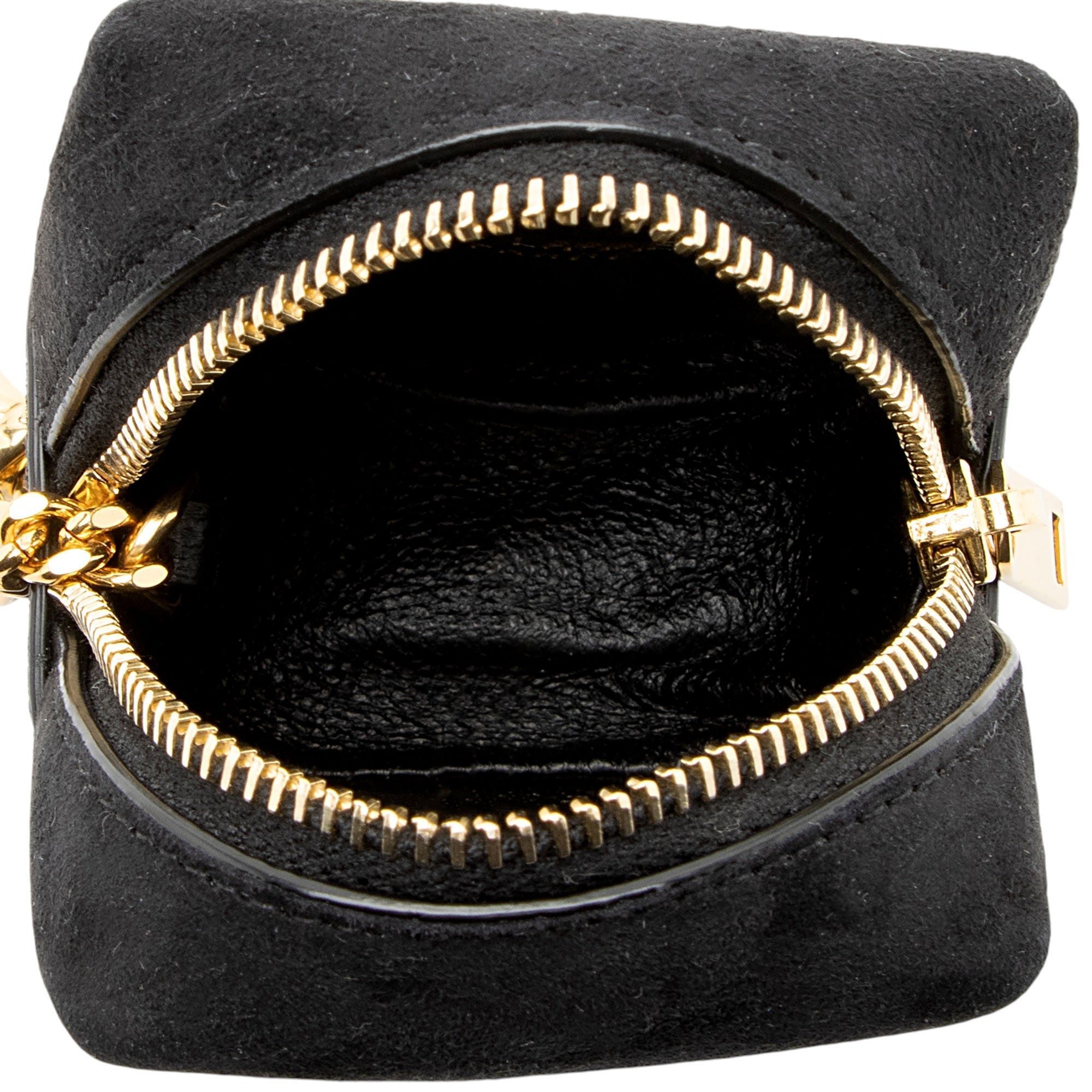 Saint Laurent Suede Lambskin Monogram Jaime Cube Charm