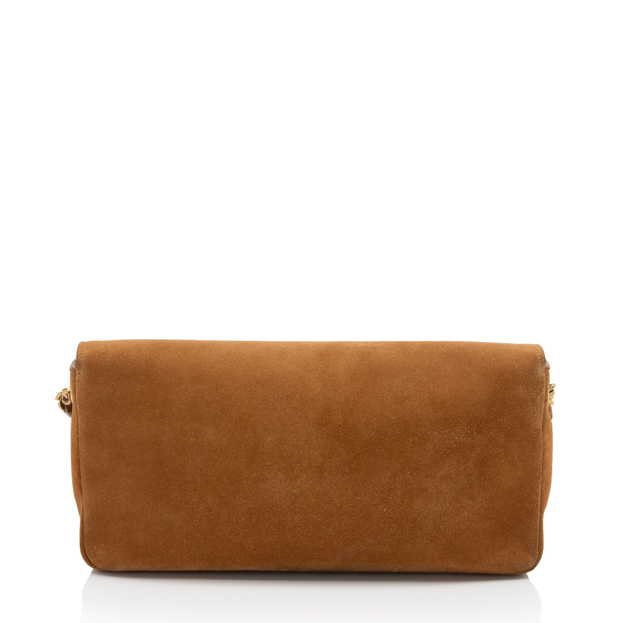 Saint Laurent Suede Monogram Kate 99 Tassel Shoulder Bag (SHF-5iTIHq)