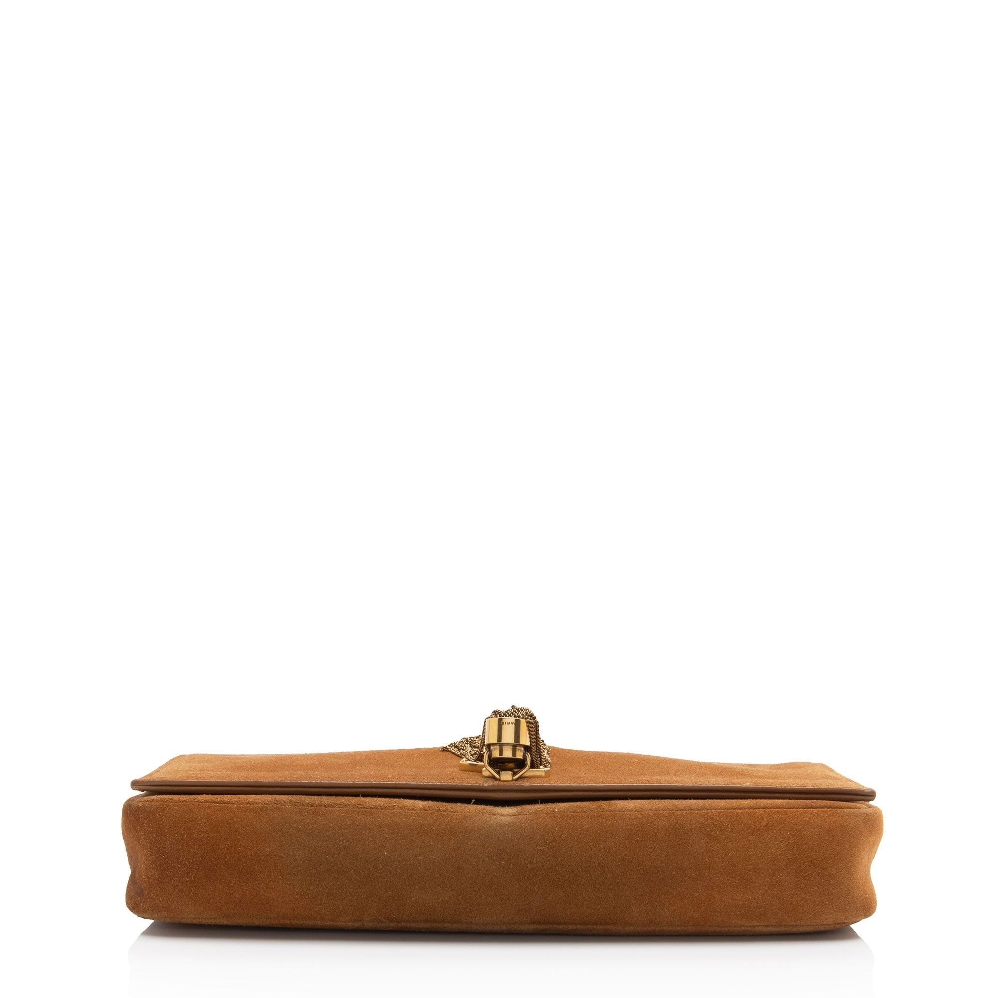 Saint Laurent Suede Monogram Kate 99 Tassel Shoulder Bag (SHF-5iTIHq)