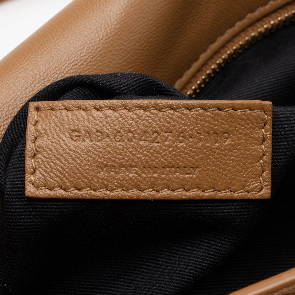 Saint Laurent Suede Monogram Kate 99 Tassel Shoulder Bag (SHF-5iTIHq)
