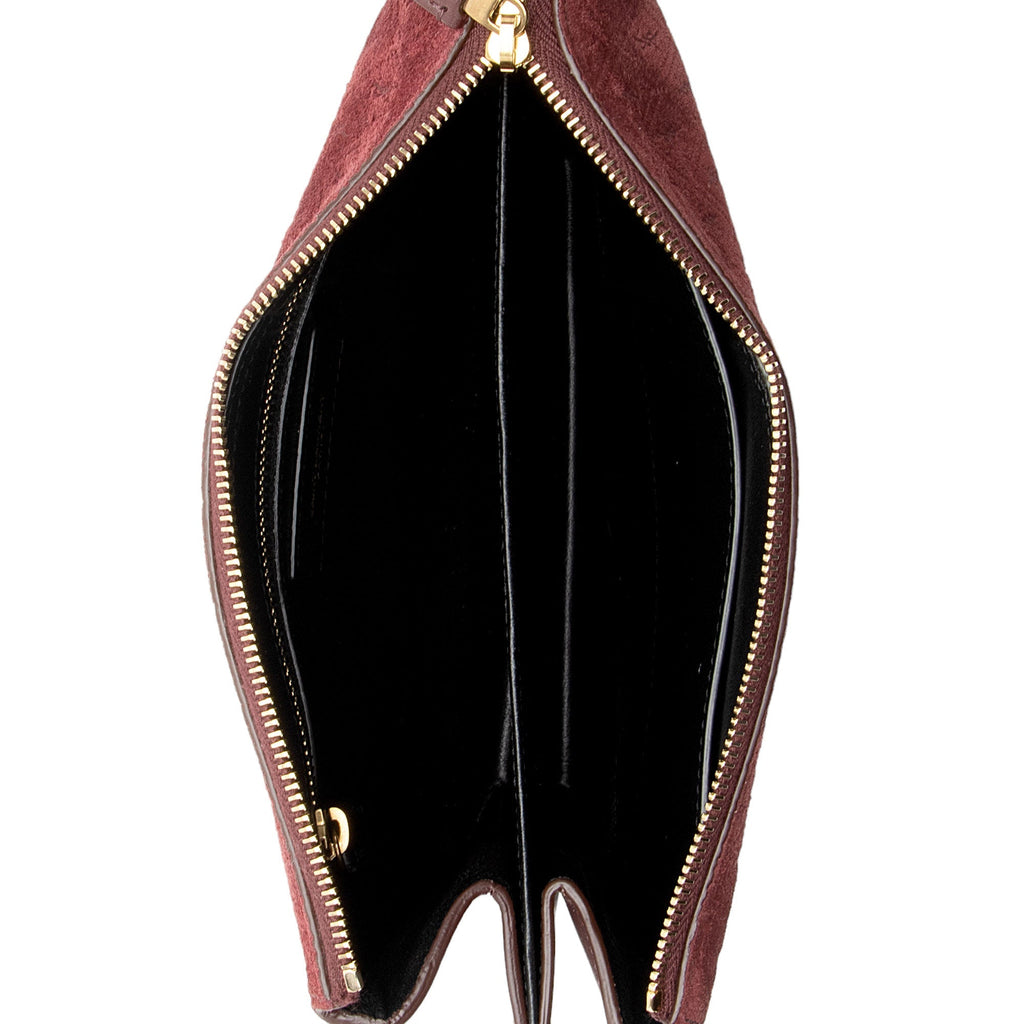 Saint Laurent Suede Monogram King Palm Crossbody (SHF-hGGyi1)
