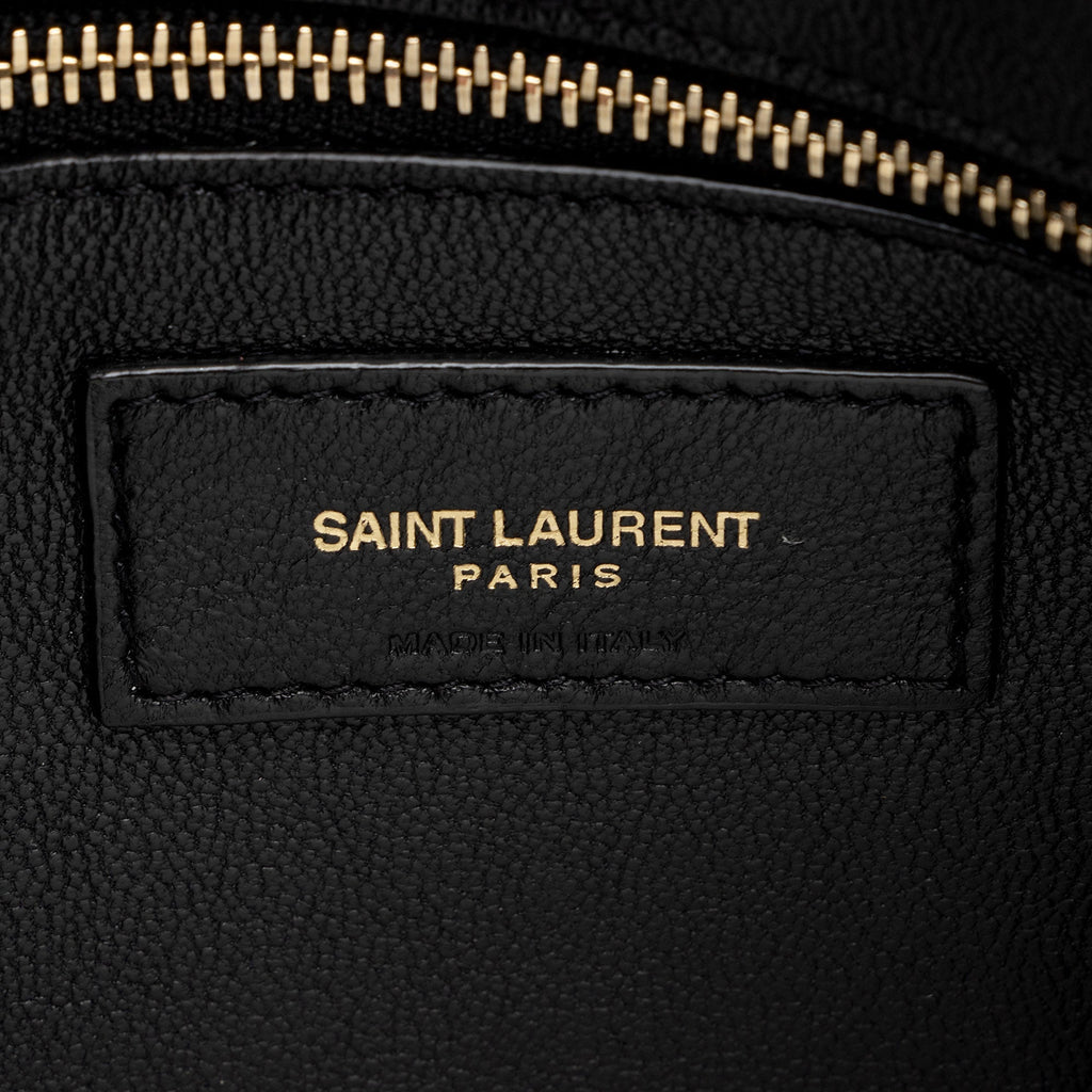 Saint Laurent Suede Monogram King Palm Crossbody (SHF-hGGyi1)