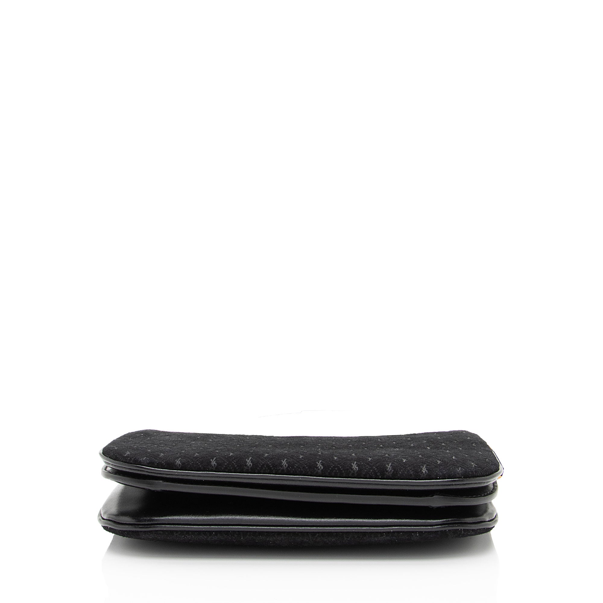 Saint Laurent Suede Monogram King Palm Crossbody
