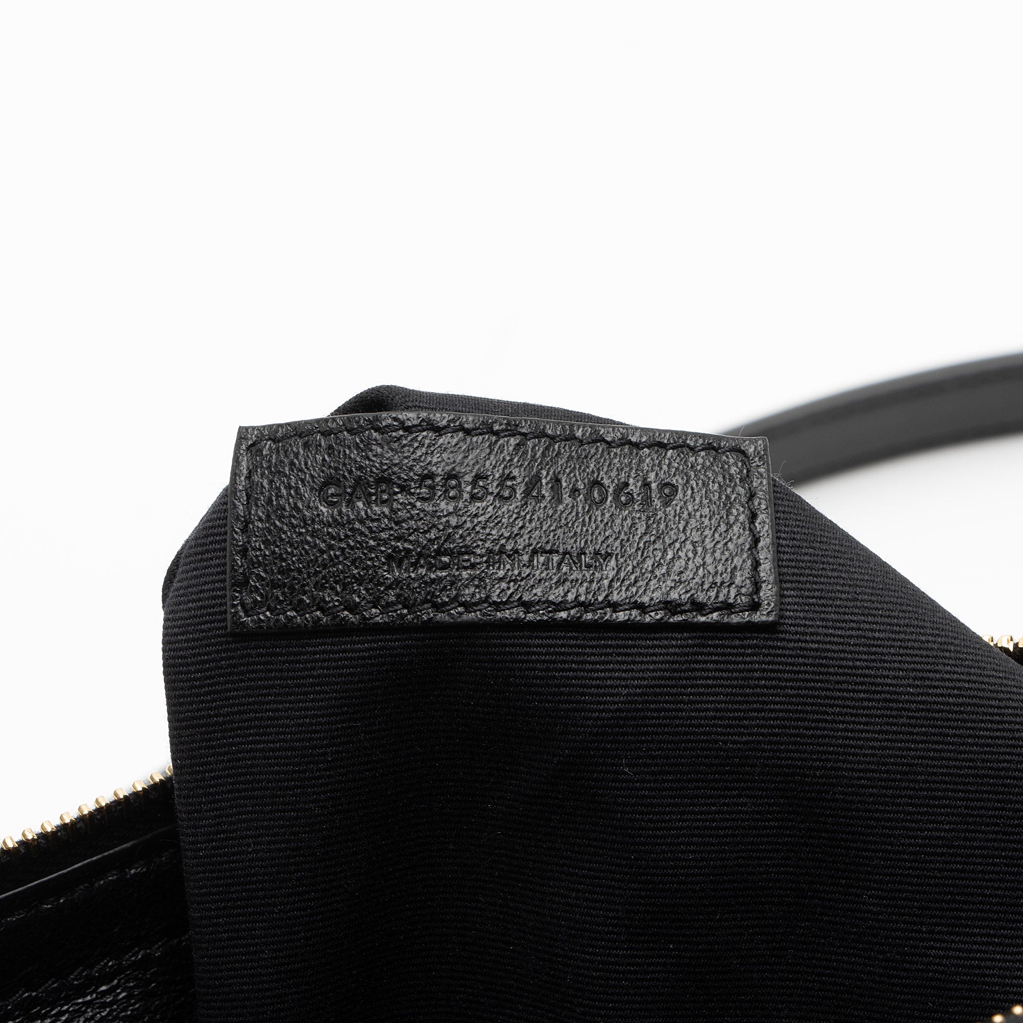 Saint Laurent Suede Monogram King Palm Crossbody