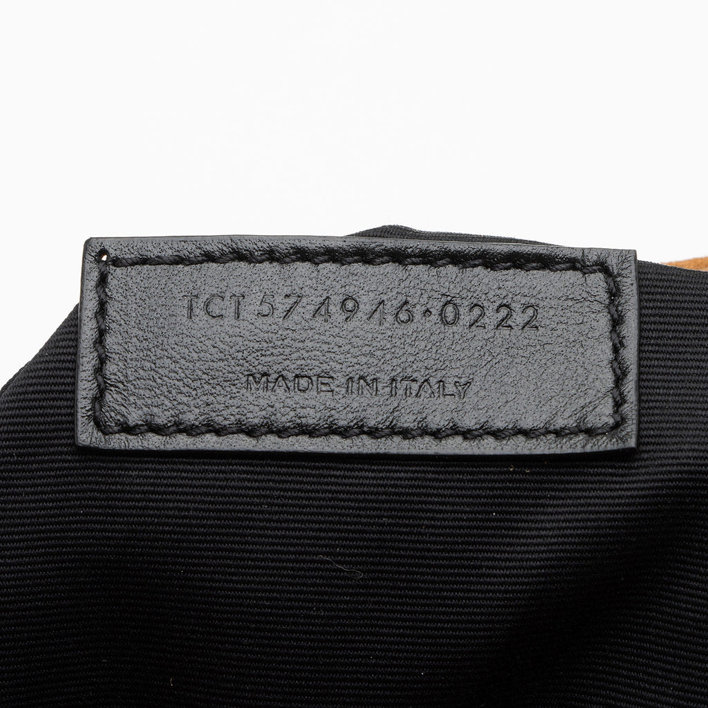 Saint Laurent Suede Monogram LouLou Chain Medium Shoulder Bag