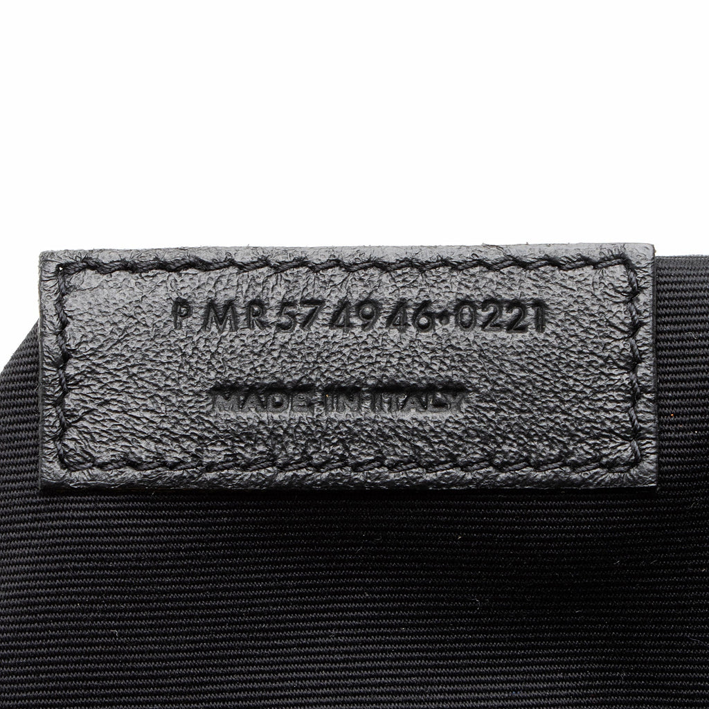 Saint Laurent Suede Monogram LouLou Chain Medium Shoulder Bag