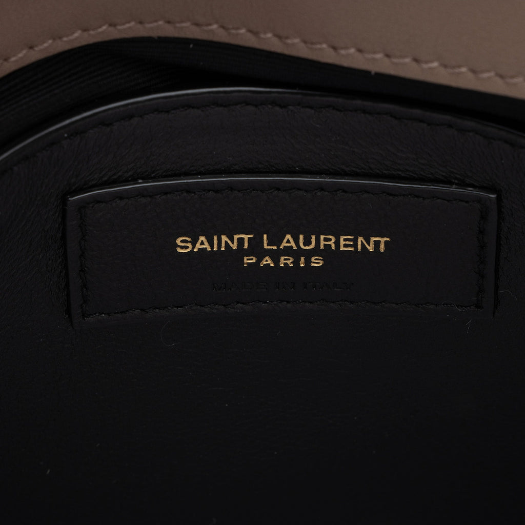 Saint Laurent Suede Monogram LouLou Chain Small Crossbody (SHF-JtlYPP)
