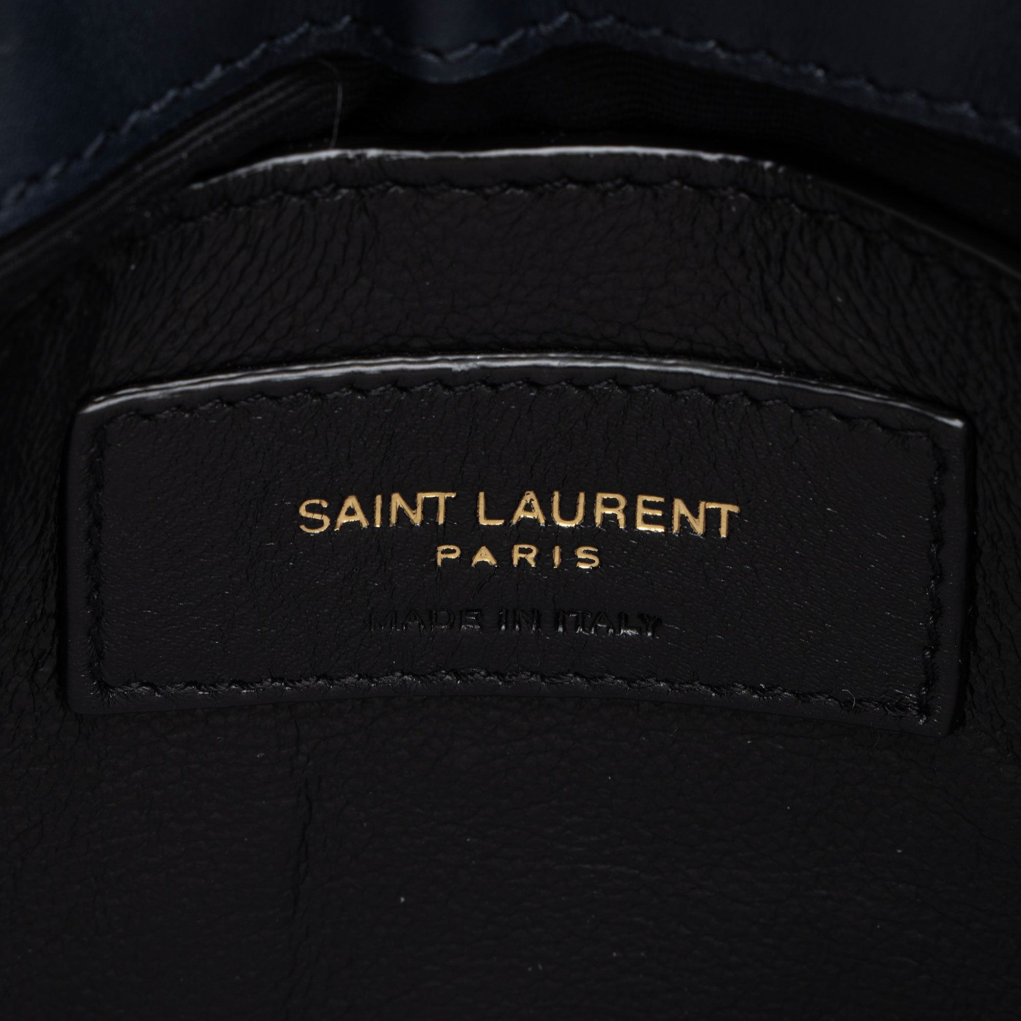 Saint Laurent Suede Monogram LouLou Chain Small Crossbody