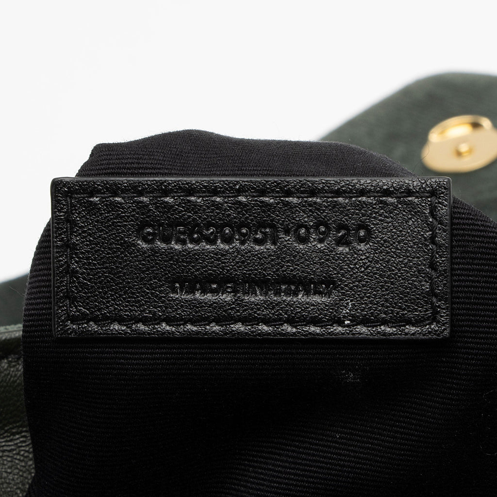 Saint Laurent Suede Monogram LouLou Toy Crossbody (SHF-FhU8LS)