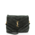 Saint Laurent Suede Monogram LouLou Toy Crossbody (SHF-FhU8LS)