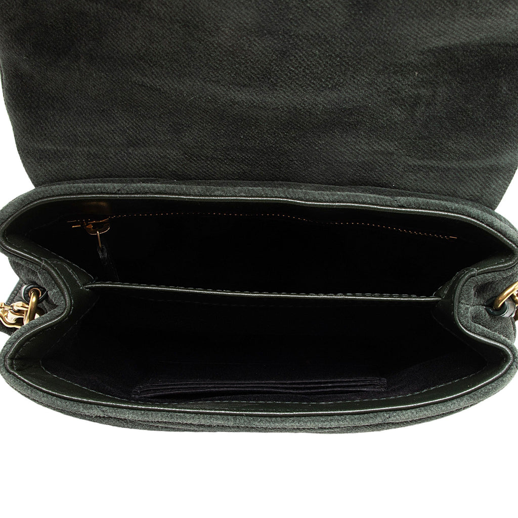 Saint Laurent Suede Monogram LouLou Toy Crossbody (SHF-FhU8LS)