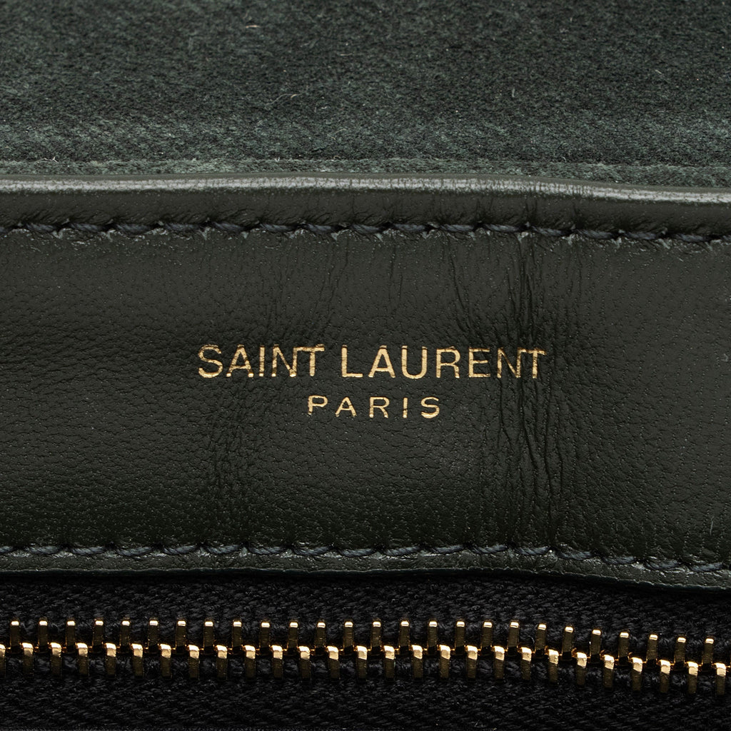 Saint Laurent Suede Monogram LouLou Toy Crossbody (SHF-FhU8LS)