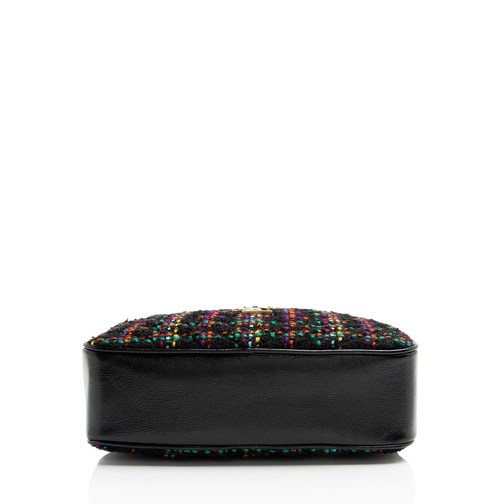 Saint Laurent Tweed Monogram Lou Camera Bag