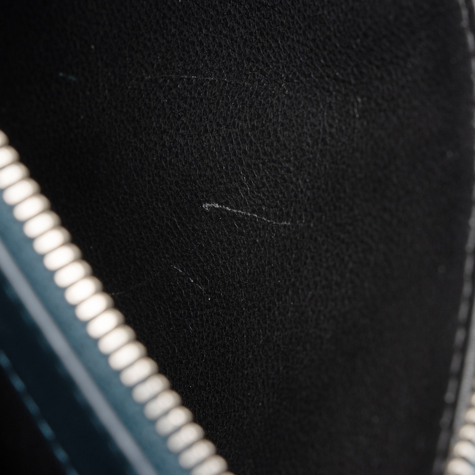 Saint Laurent Velvet Crystal Monogram Kate Tassel Chain Wallet