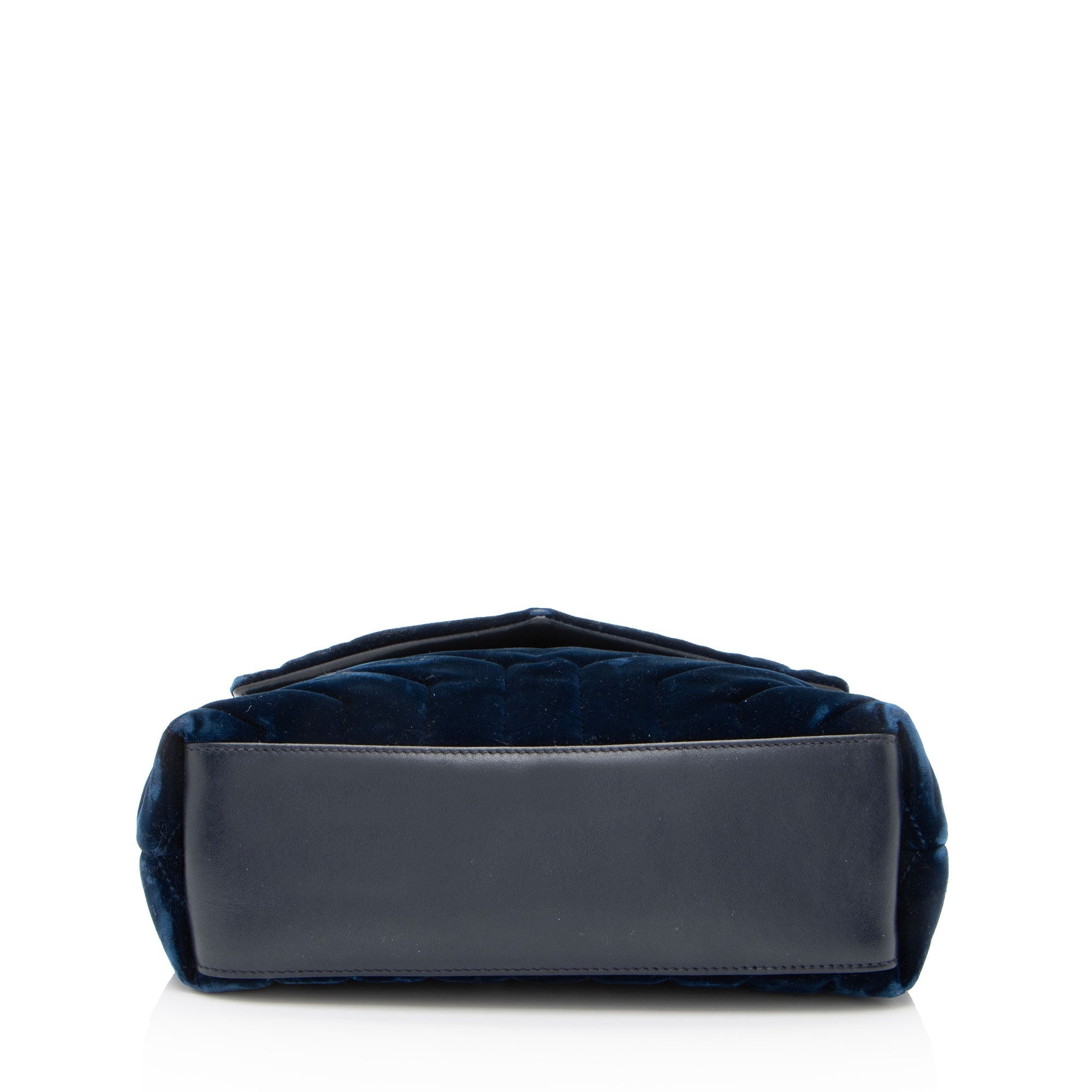 Saint Laurent Velvet Monogram LouLou Small Shoulder Bag