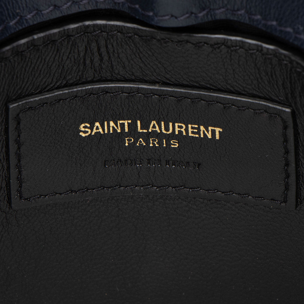 Saint Laurent Velvet Monogram LouLou Small Shoulder Bag