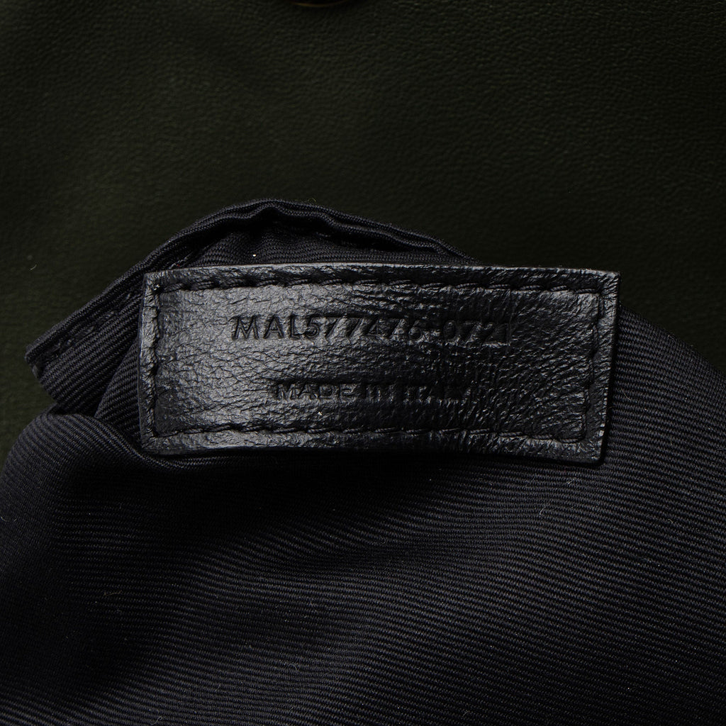 Saint Laurent Velvet Monogram Puffer LouLou Small Shoulder Bag